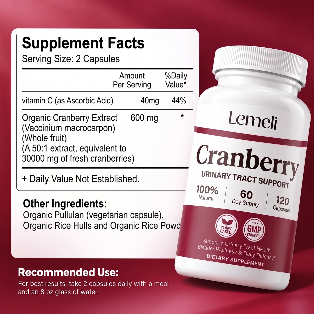 Lemeli™ Cranberry Capsules