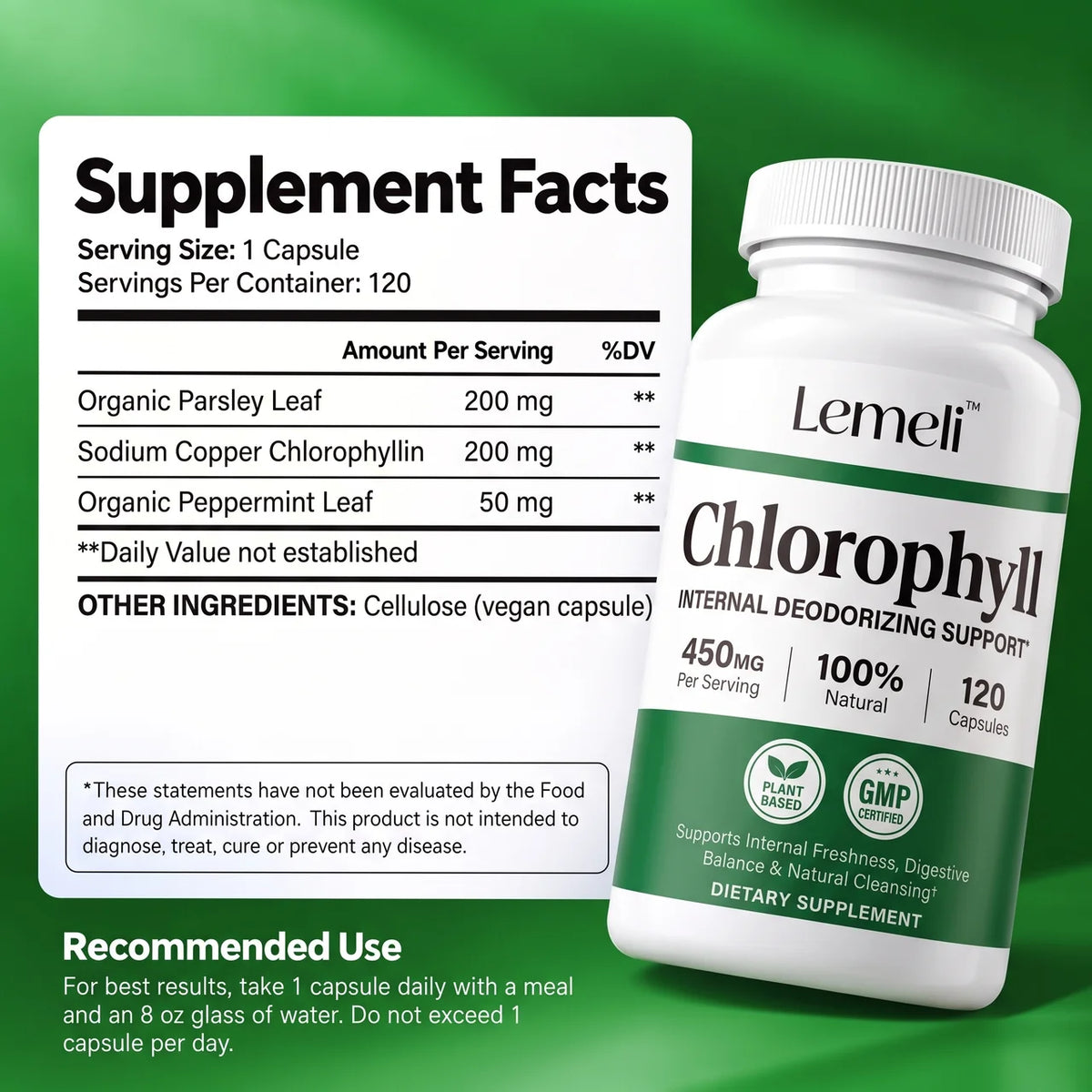 Lemeli™ Chlorophyll Capsules