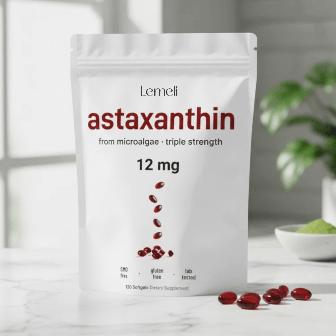 Lemeli Astaxanthin 12mg Softgels - Lemeli