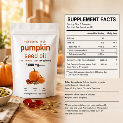 Lemeli Pumpkin Seed Oil Capsules
