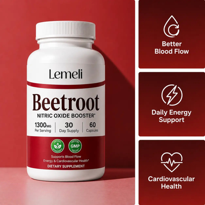 Beetroot 1300mg - Nitric Oxide Booster