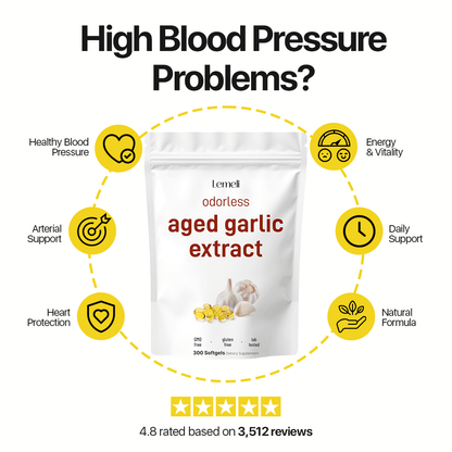 Aged Garlic Extract - 7500mg Odorless - Lemeli