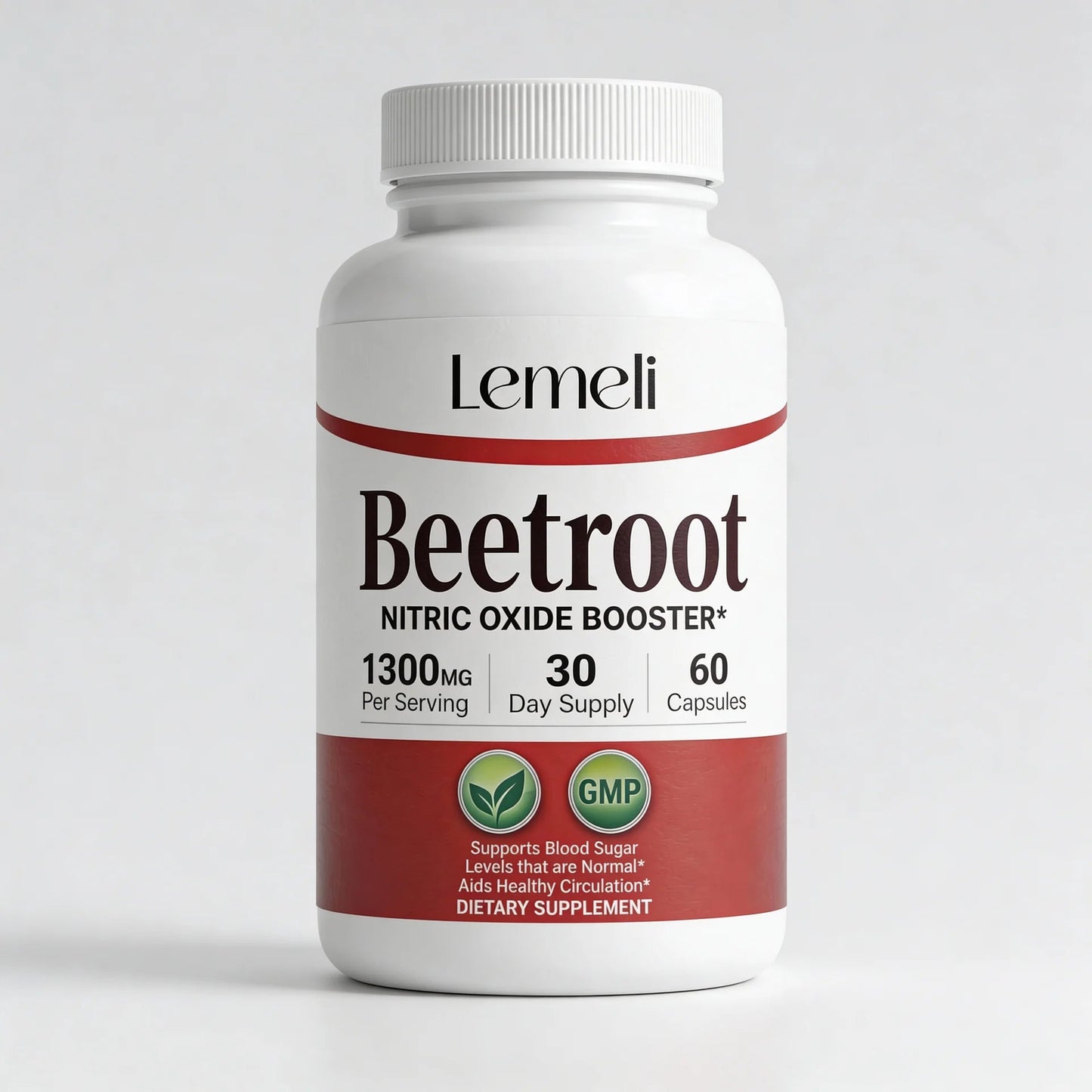 Beetroot 1300mg - Nitric Oxide Booster - Lemeli