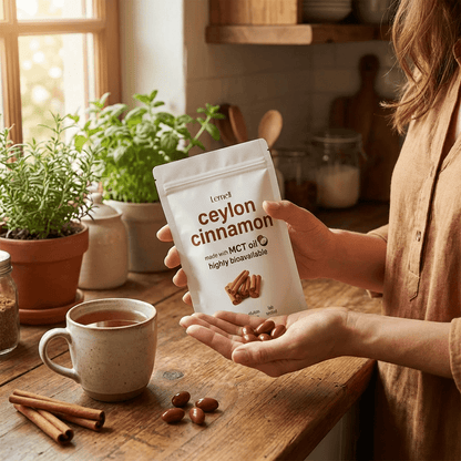 Ceylon Cinnamon 7200mg Equivalent with MCT Oil - Lemeli