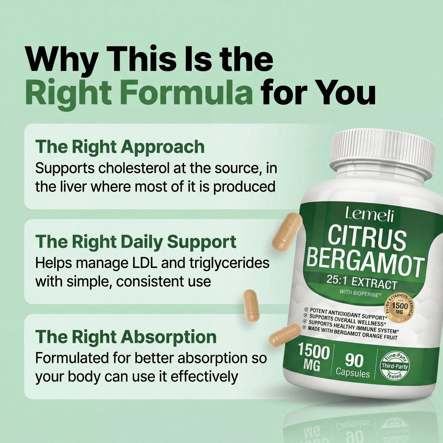 Citrus Bergamot Capsules - Lemeli