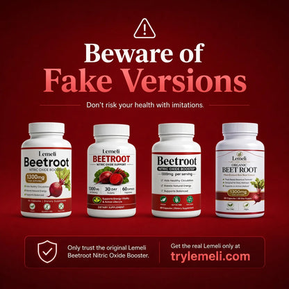 Beetroot 1300mg - Nitric Oxide Booster