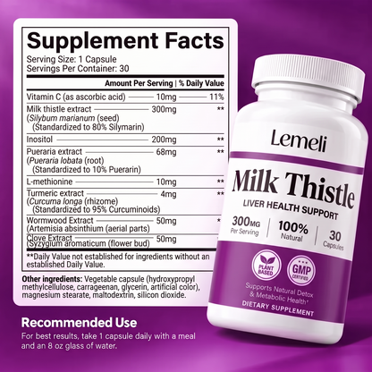 Lemeli™ Milk Thistle Capsules