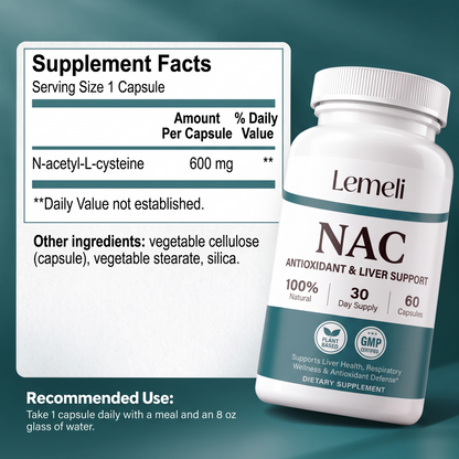 Lemeli™ NAC (N-Acetyl Cysteine)