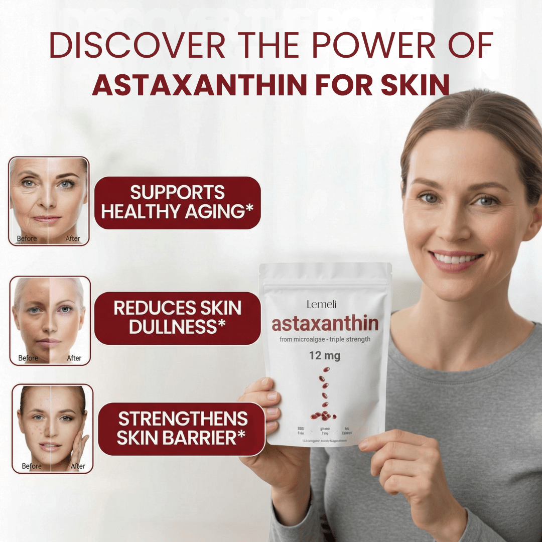 Lemeli Astaxanthin 12mg Softgels - Lemeli