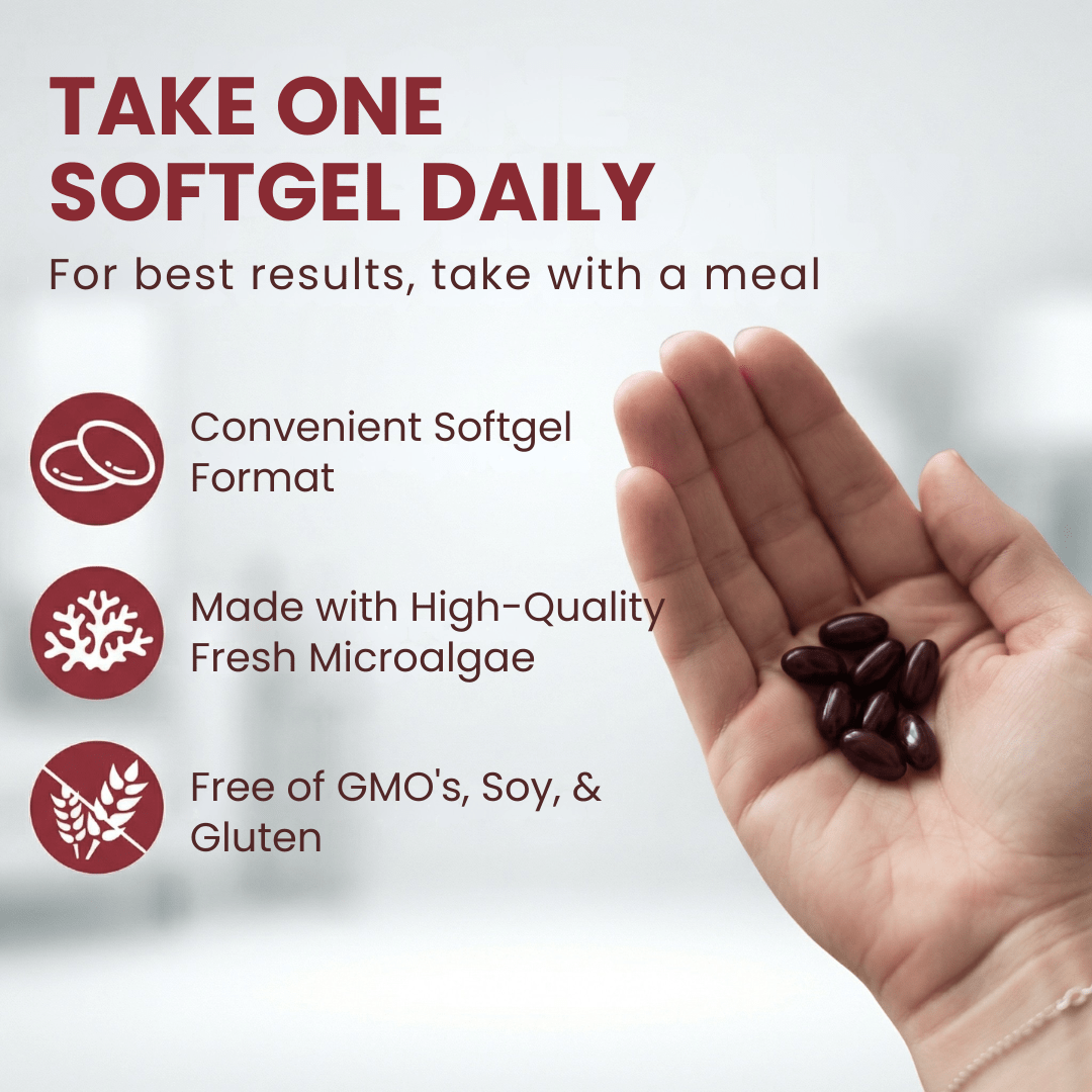 Lemeli Astaxanthin 12mg Softgels - Lemeli