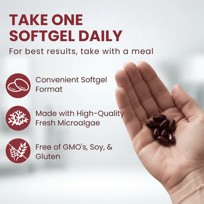 Lemeli Astaxanthin 12mg Softgels - Lemeli