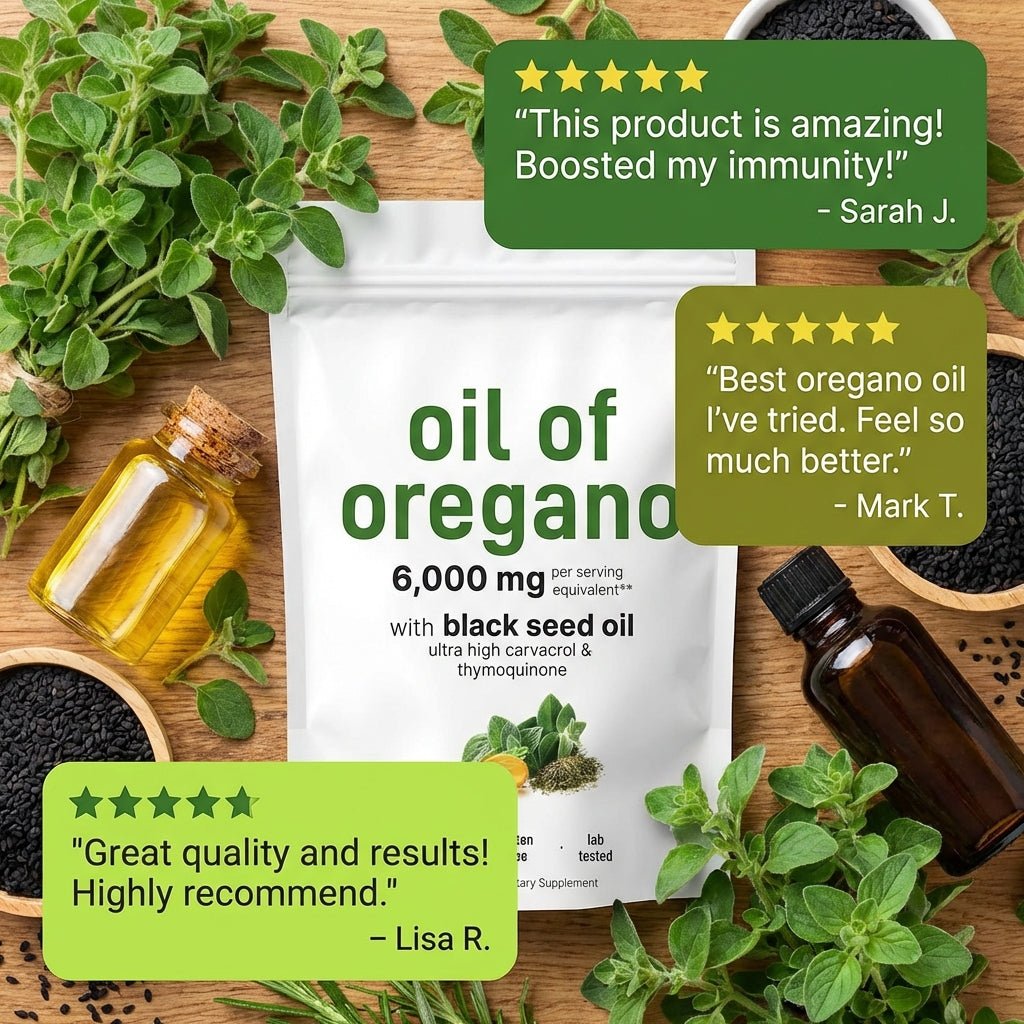 Lemeli Oil Of Oregano & Black Seed Oil - Lemeli