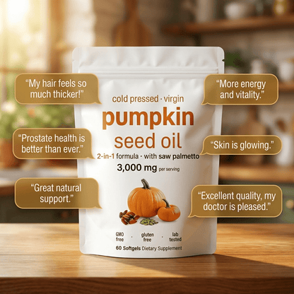 Lemeli Pumpkin Seed Oil Capsules - Lemeli