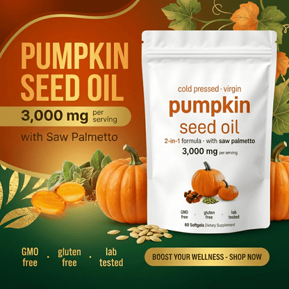 Lemeli Pumpkin Seed Oil Capsules - Lemeli