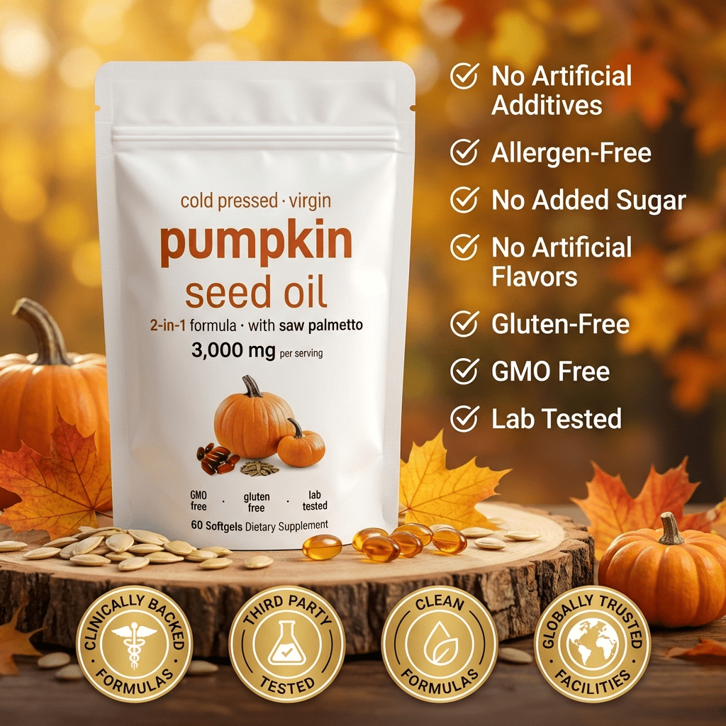 Lemeli Pumpkin Seed Oil Capsules - Lemeli