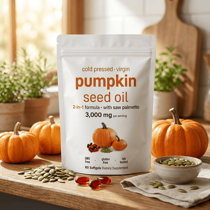 Lemeli Pumpkin Seed Oil Capsules - Lemeli