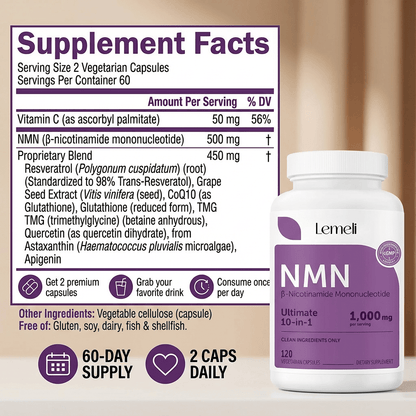 NMN Anti Aging Support - Lemeli