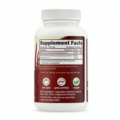 Red Yeast Rice - Ultimate Cholesterol Support & Heart Health - Lemeli