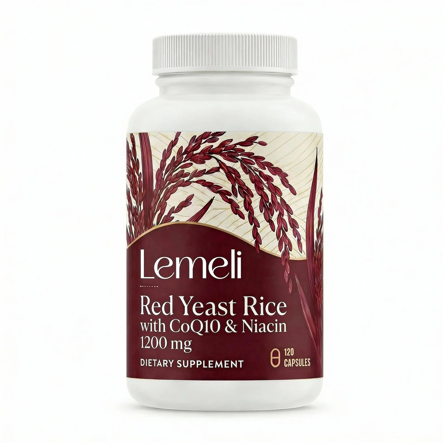 Red Yeast Rice - Ultimate Cholesterol Support & Heart Health - Lemeli