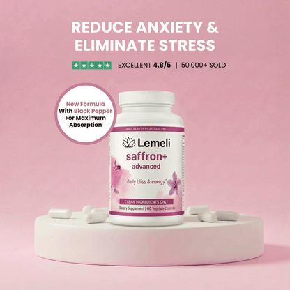 Saffron+ - Natural Mood Booster - Lemeli