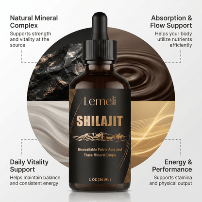 Shilajit 30ml – Male Performance & Power Booster - Lemeli