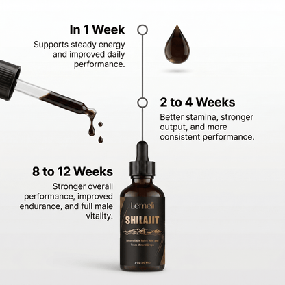 Shilajit 30ml – Male Performance & Power Booster - Lemeli