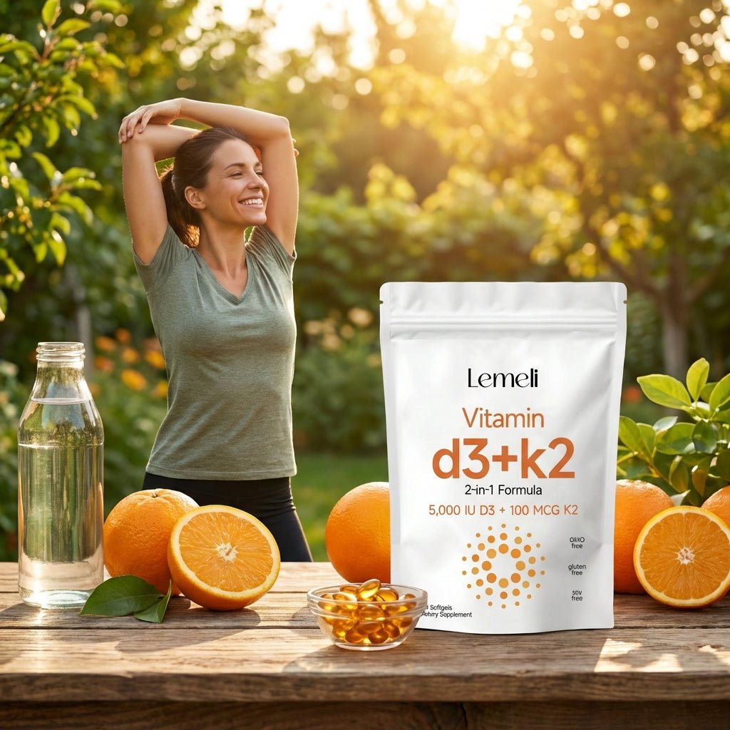 Vitamin D3+K2 the 2 - in - 1 Formula - Lemeli